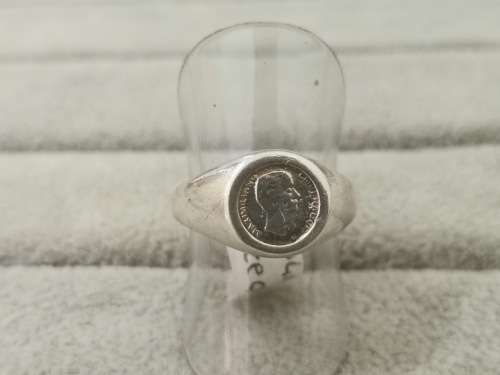 Silver PESOS Ring