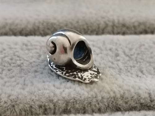 Cute Silver Snail Charm