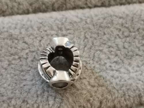 Detailed Silver Leaf Charm