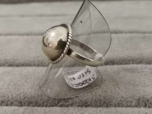 Silver Pearl-Styled Ring