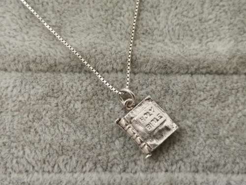 DISCOUNT!! Silver Bible Necklace