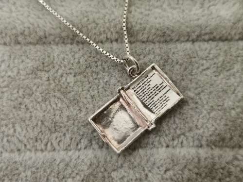 DISCOUNT!! Silver Bible Necklace