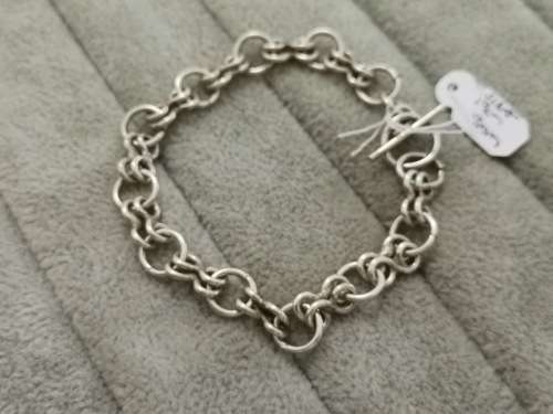 Multi-Link Silver Bracelet