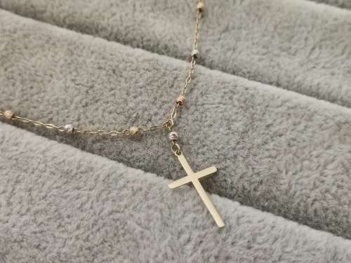 Magnificent 14ct Gold Cross Necklace