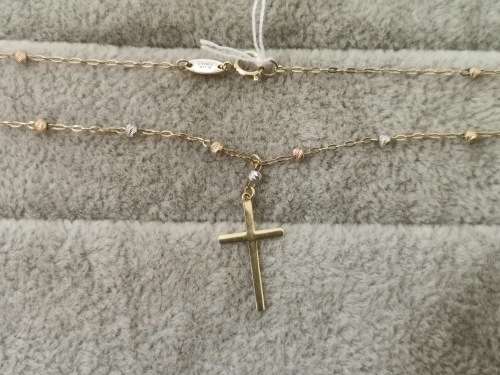 Magnificent 14ct Gold Cross Necklace