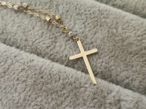Magnificent 14ct Gold Cross Necklace