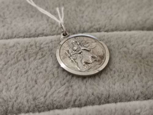 Silver  ET+ St. Christopher Pendant