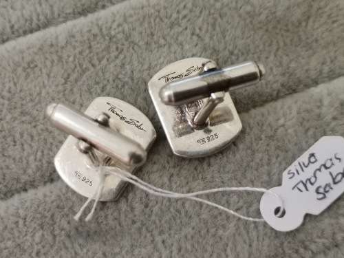 DISCOUNT!! Silver Thomas Sabo Cuff Links