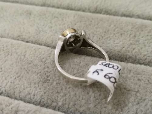 Unique Silver and Gold Ring