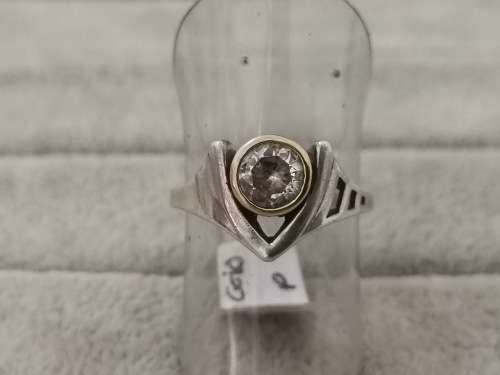 Unique Silver and Gold Ring