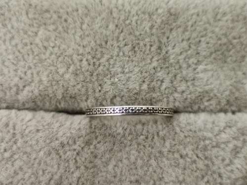 DISCOUNT!! Sterling Silver Half-Eternity Ring