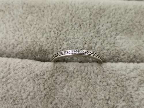 DISCOUNT!! Sterling Silver Half-Eternity Ring