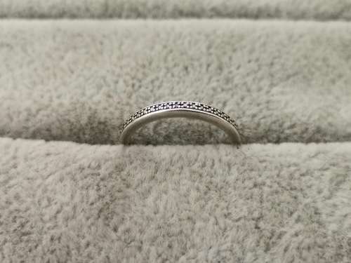 DISCOUNT!! Sterling Silver Half-Eternity Ring