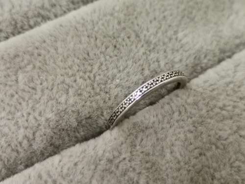 DISCOUNT!! Sterling Silver Half-Eternity Ring