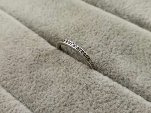 DISCOUNT!! Sterling Silver Half-Eternity Ring
