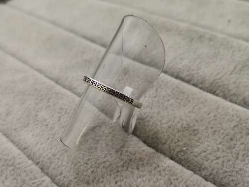 DISCOUNT!! Sterling Silver Half-Eternity Ring