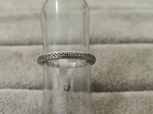 DISCOUNT!! Sterling Silver Half-Eternity Ring
