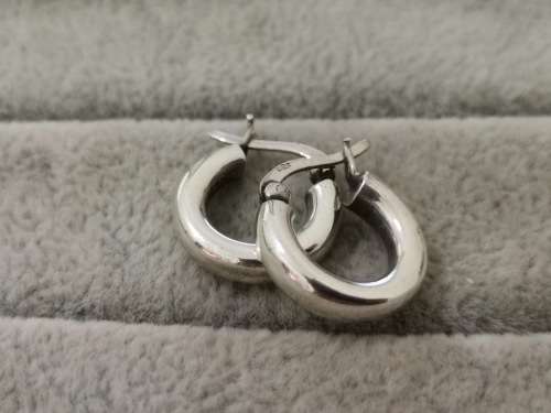 Small Sterling Silver Hoop Earrings
