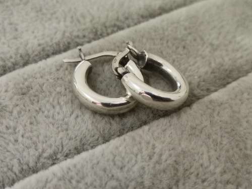 Small Sterling Silver Hoop Earrings