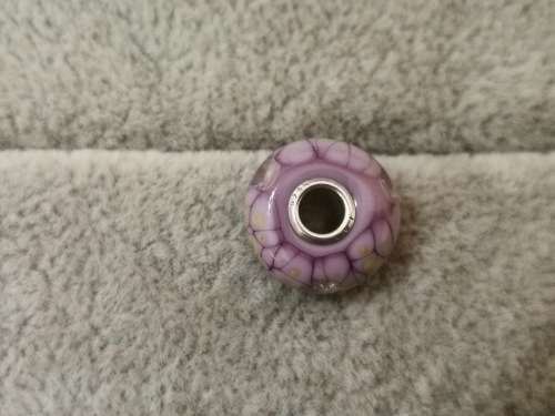 Purple and Gold Troll Bead Charm
