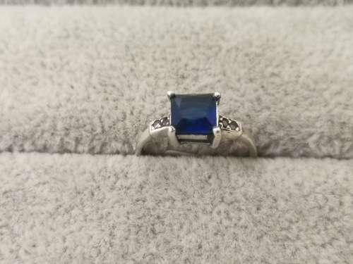 Brilliant Silver Solitaire Ring