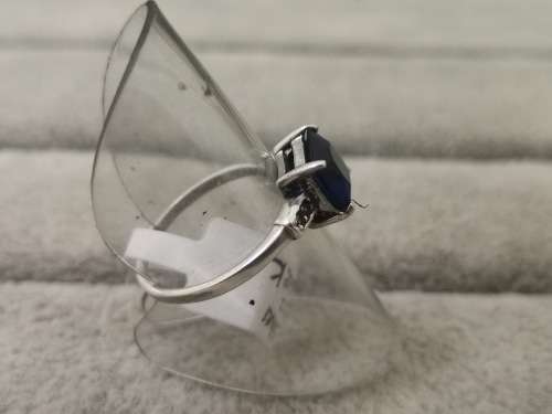 Brilliant Silver Solitaire Ring