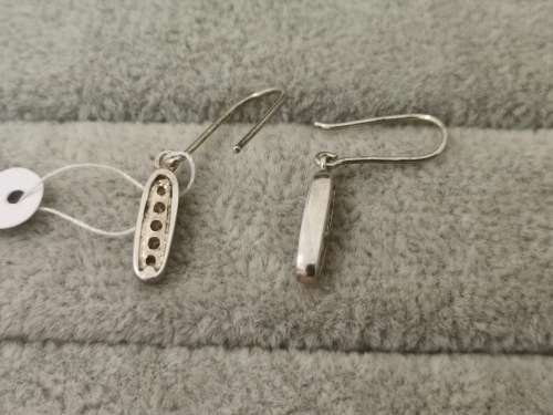 Charming Silver Dangling Earrings