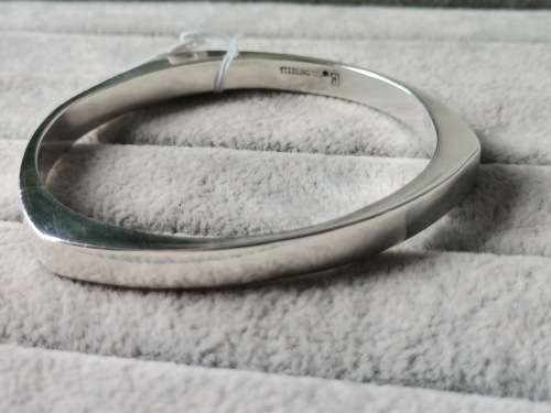 Unique Silver Bangle