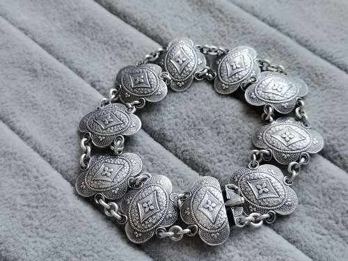 DISCOUNT!! Detailed Silver CANDIDA Bracelet
