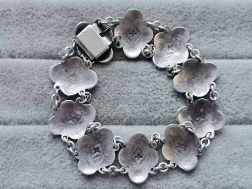 DISCOUNT!! Detailed Silver CANDIDA Bracelet