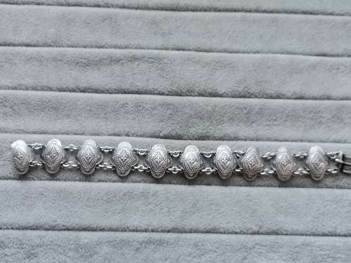DISCOUNT!! Detailed Silver CANDIDA Bracelet