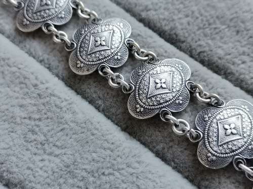 DISCOUNT!! Detailed Silver CANDIDA Bracelet