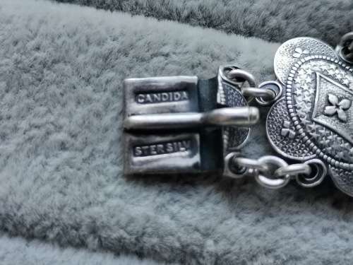 DISCOUNT!! Detailed Silver CANDIDA Bracelet