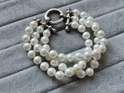 Silver Thomas Sabo Pearl Bracelet