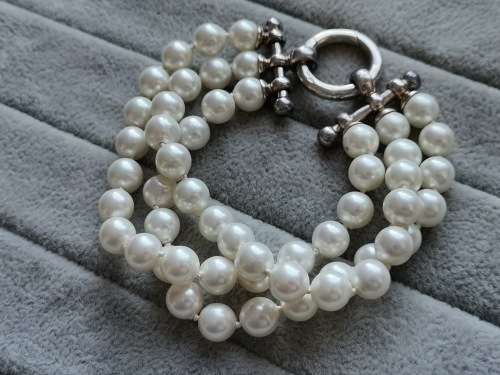 Silver Thomas Sabo Pearl Bracelet