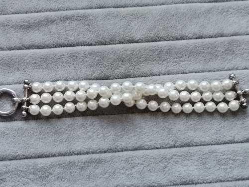 Silver Thomas Sabo Pearl Bracelet