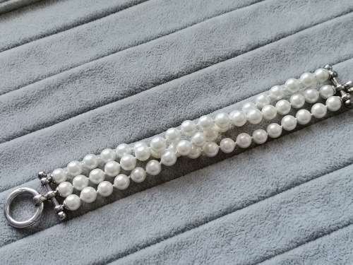 Silver Thomas Sabo Pearl Bracelet