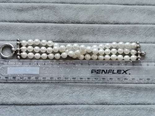 Silver Thomas Sabo Pearl Bracelet