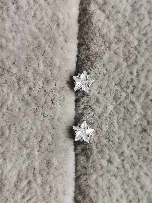 Silver Star Stud earrings
