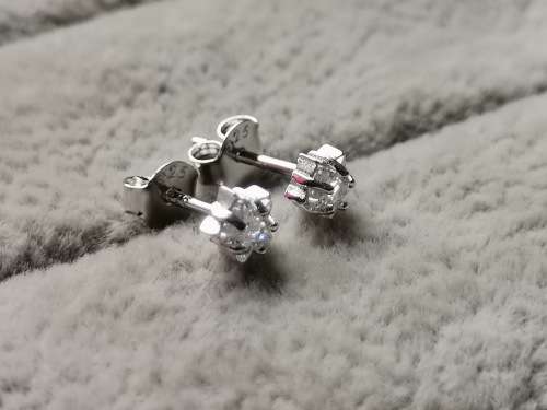 Silver Star Stud earrings