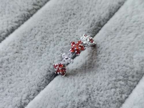 Stunning Silver Flower Ring (Size N)