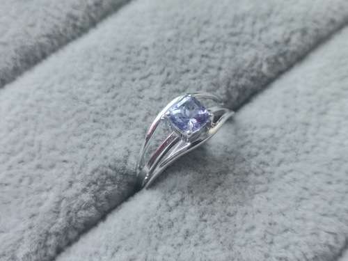Stunning Silver Solitaire Ring