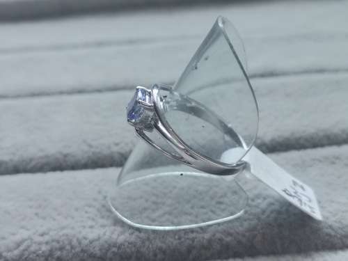 Stunning Silver Solitaire Ring