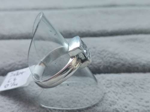 DISCOUNT!! Silver Solitaire Ring