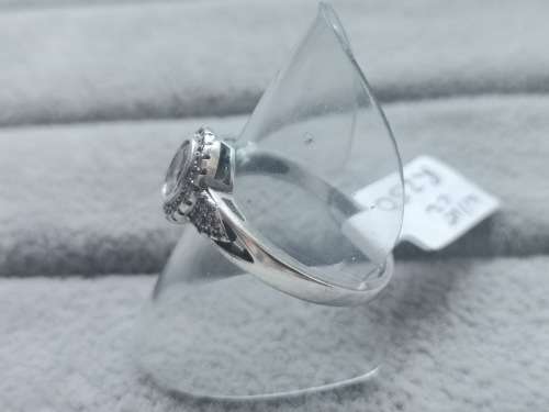 Silver Halo Ring