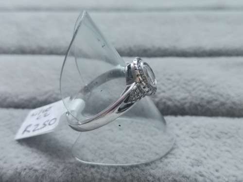 Silver Halo Ring