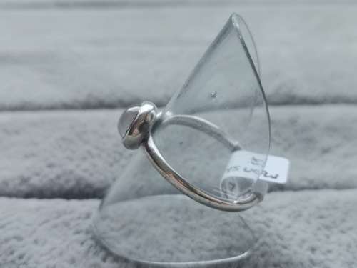 Dainty Silver Moonstone Ring