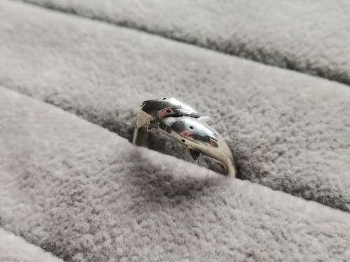 Silver Dolphin Ring