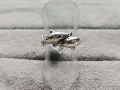 Silver Dolphin Ring