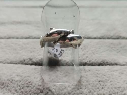 Silver Dolphin Ring